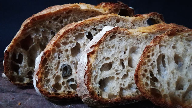 Pan de masa madre sin amasado