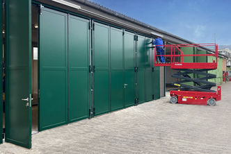 SCHNEIDER Folding Doors AL602F RAL6005 Moss Green