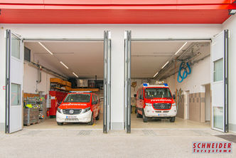 SCHNEIDER Torsysteme Aluminium-Falttore AL602F für FFW Leopoldschlag