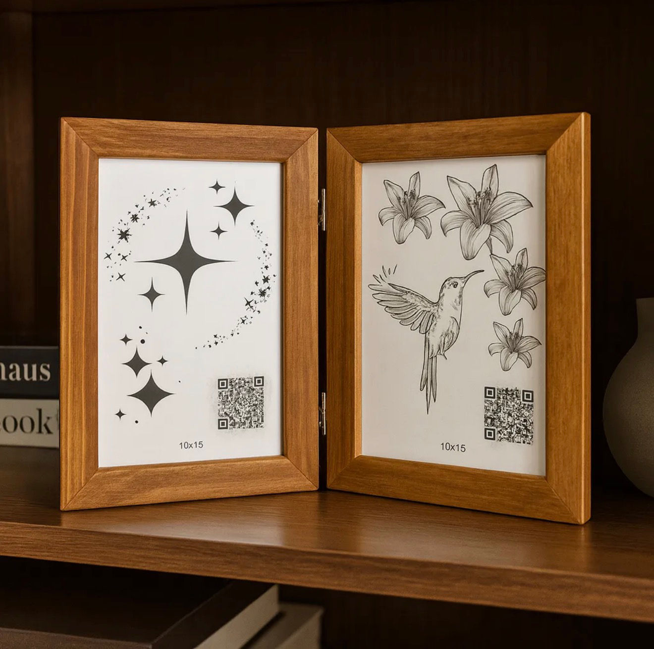 Combo: Quadro Duplo+Foto Personalizada+Foto impressa