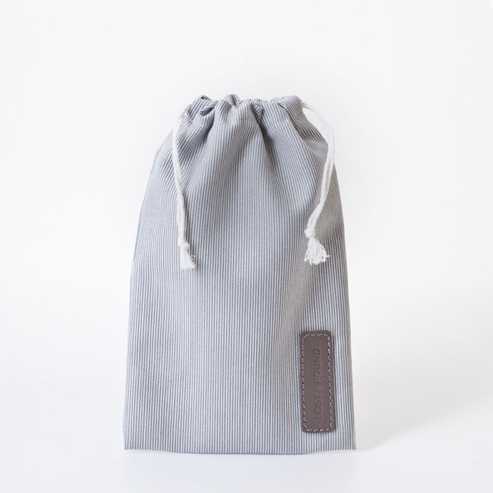 Thumbnail: Zip Around Wallet Large Pale Stone von LOST&FOUND