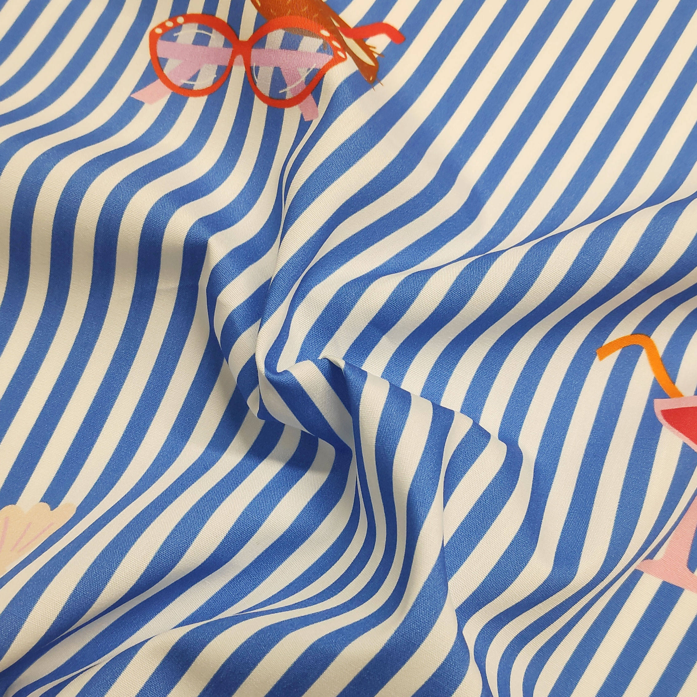 Tissu popeline Holidays