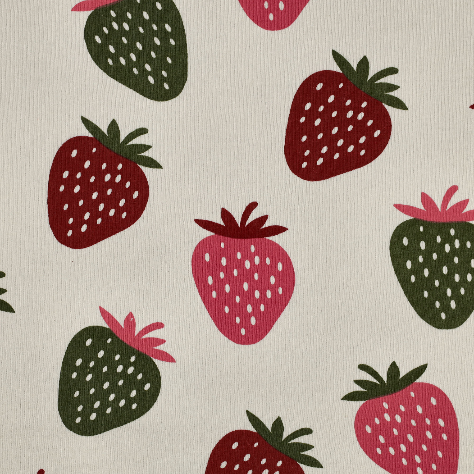 Tissu sweat Stawberry