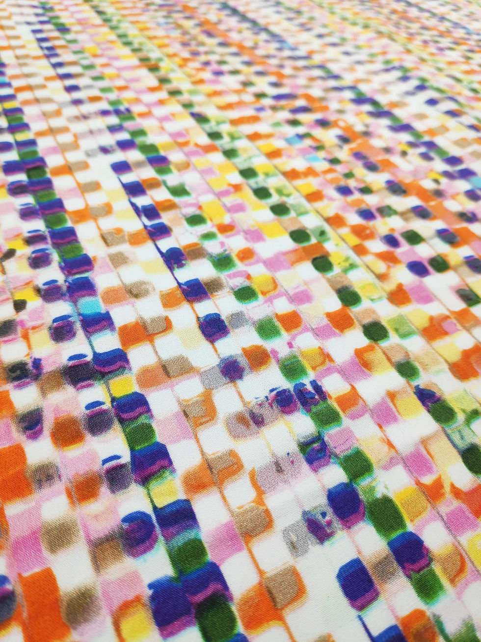 Miniature : Tissu batiste de coton Colour Queue