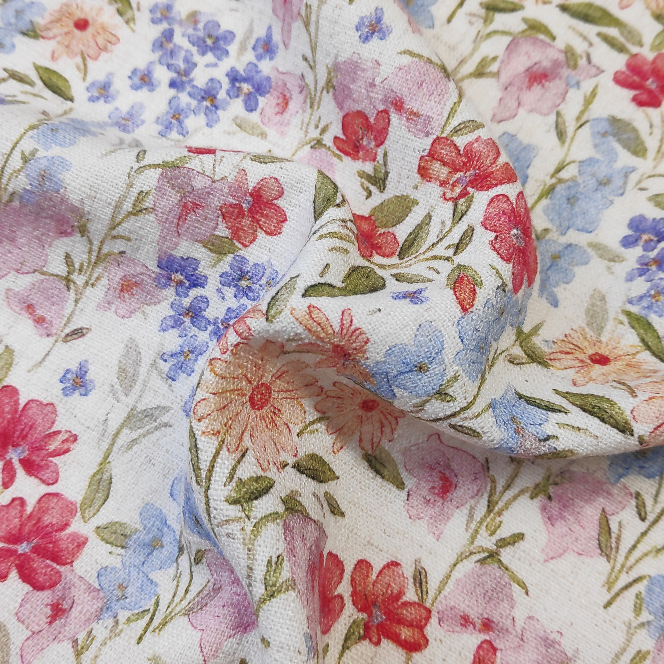 Tissu lin/viscose Pauline