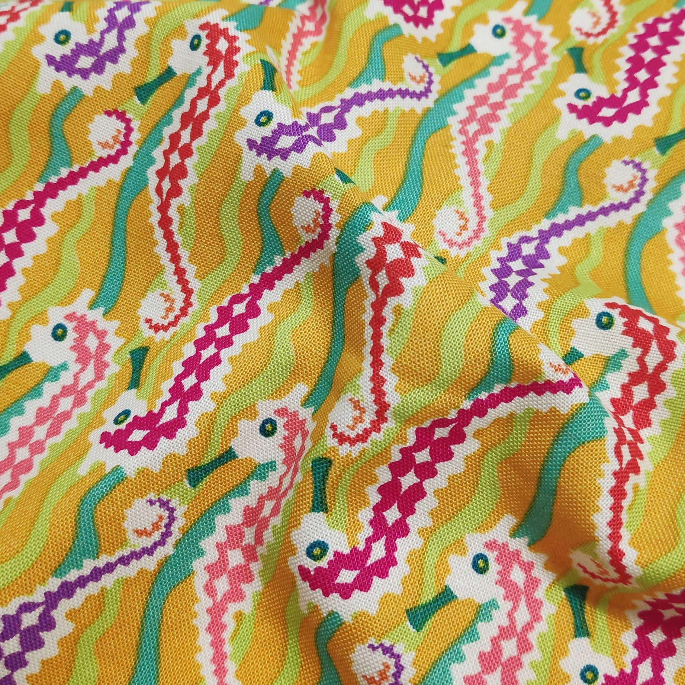 Tissu coton Atlantis