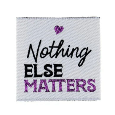 etiquettes bohin nothing else matters