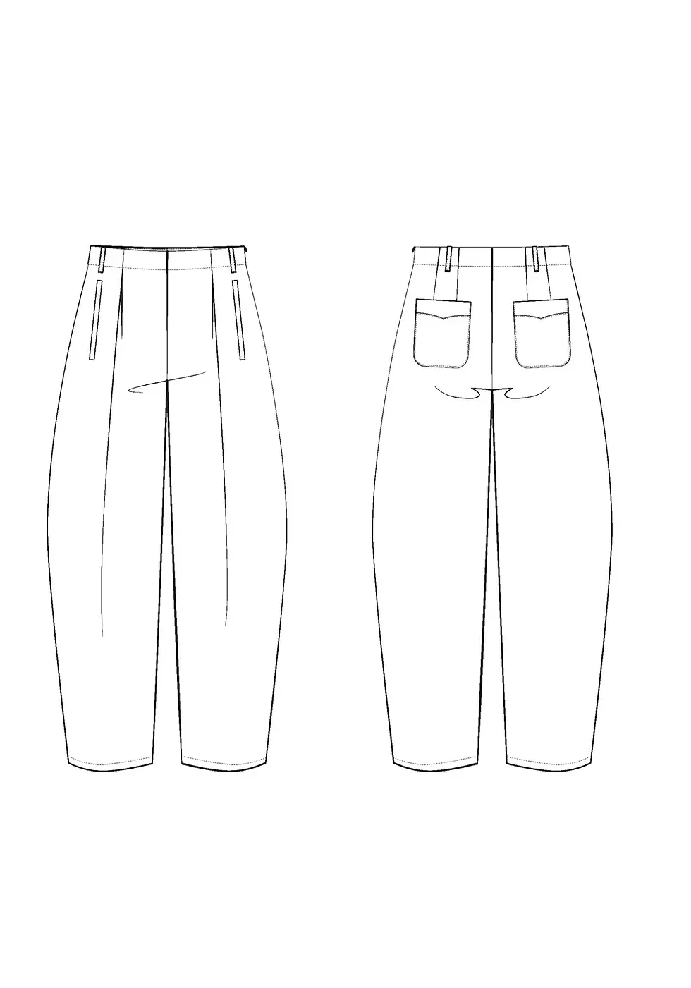 Miniature : Patron Pantalon Andrea