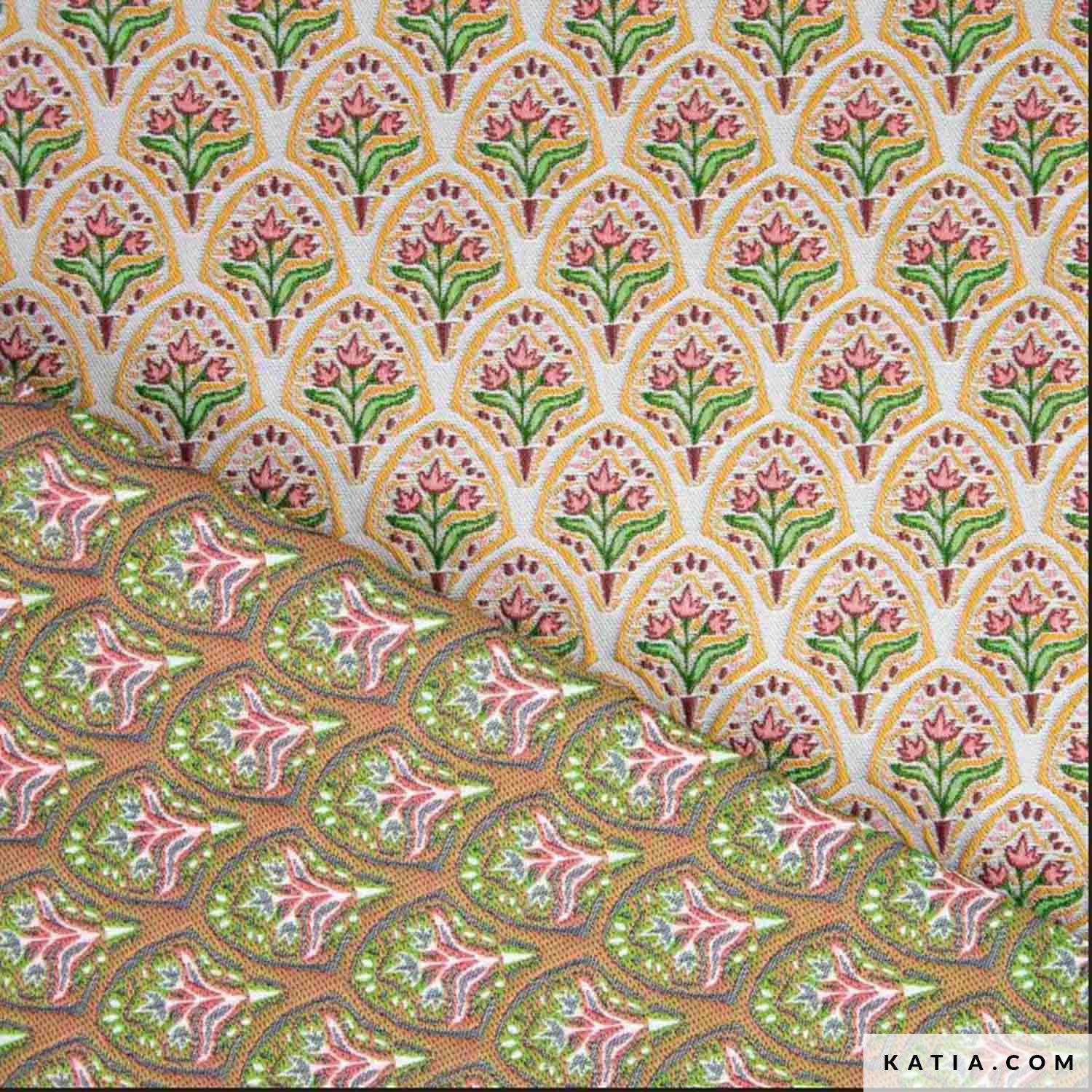 Tissu jacquard Lilies