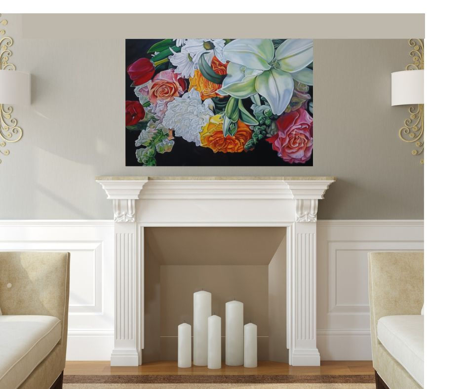 Thumbnail: A Lovely Bouquet - Oil - 30 x 40 x 1.5"