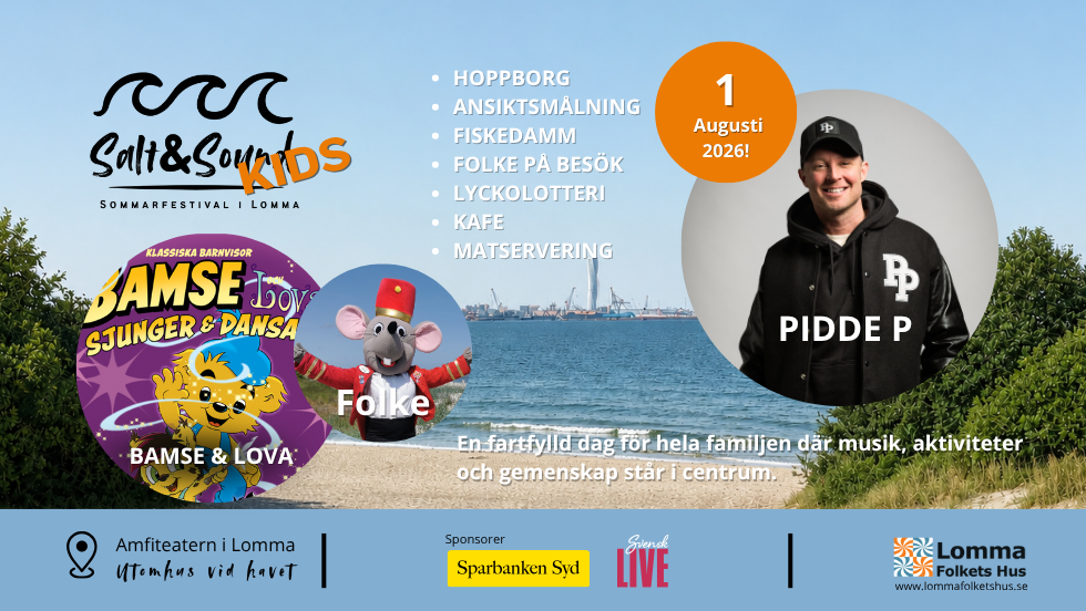 Salt & Sound Kids - sommarfestival i Lomma