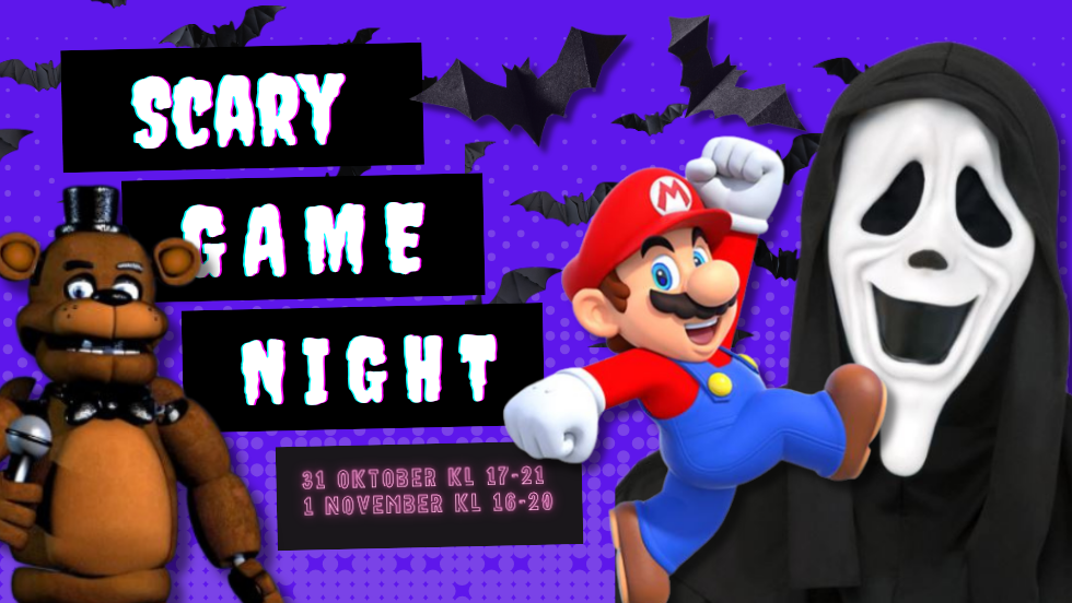 Scary Game Night 2026 – Halloween, gaming och skräck i Lomma 👻🎮