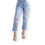 Thumbnail: Blue Mid Wash High Waisted Ripped Jeans