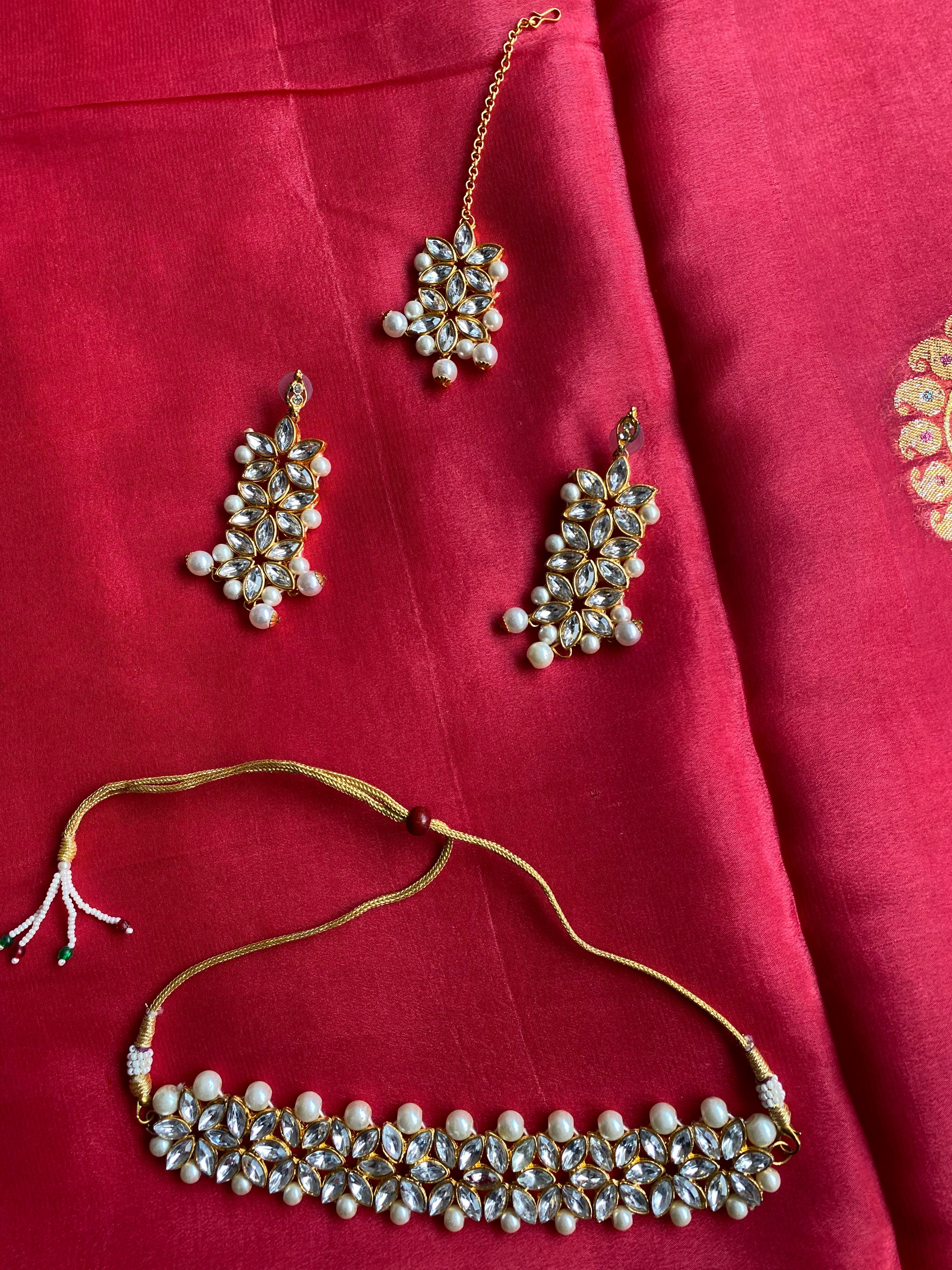 Goud Kundan set