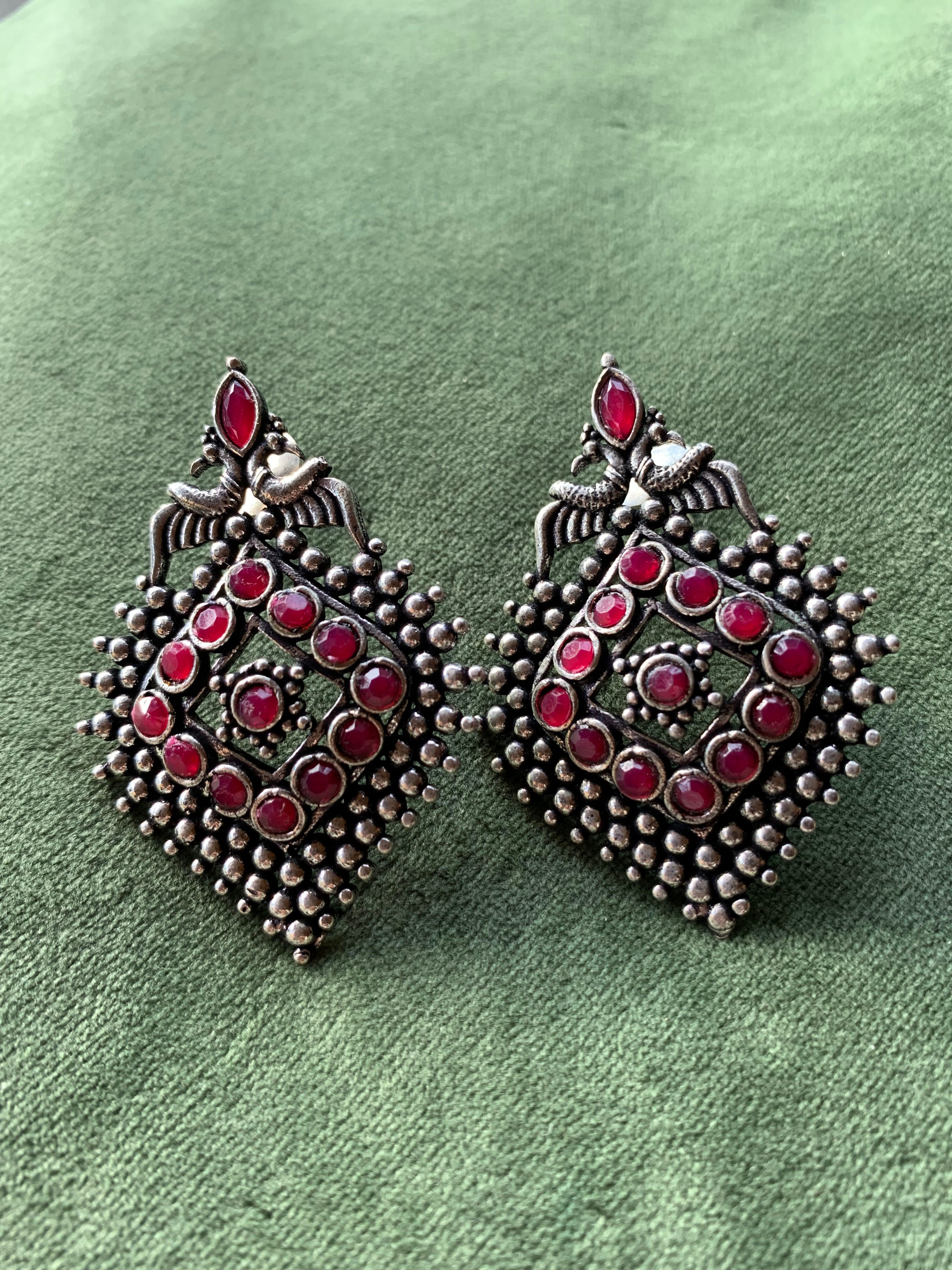 Zilver en rood orbellen