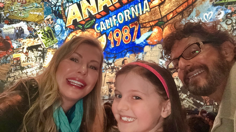 Christianne, Dan, and Livi before No Doubt at The Sphere. Image by Christianne Klein