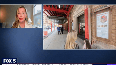 Christianne Klein on FOX in Atlanta sharing tips to turn every vacation into a learning experience. c/o FOX