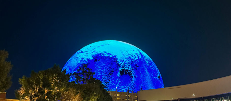 The Sphere AKA The Las Vegas Illuminated Gibbous Spheroid
