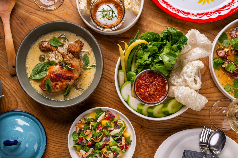 Delicious dishes from Michelin-starred Kin Khao in San Francisco. Image by Adahlia Cole.