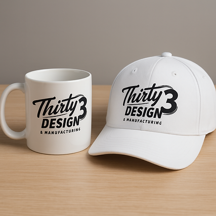 Thirty3 Hat and Mug design.png