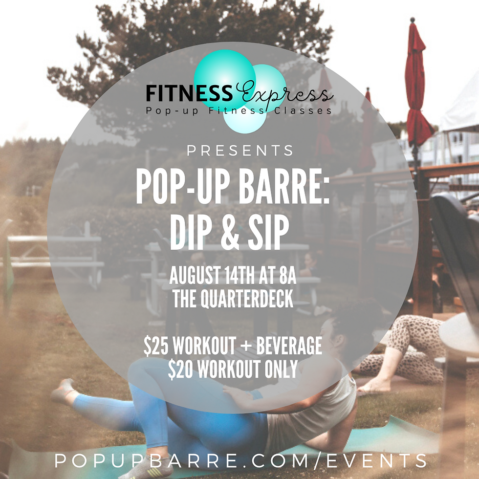 Pop-up Barre: Dip & Sip