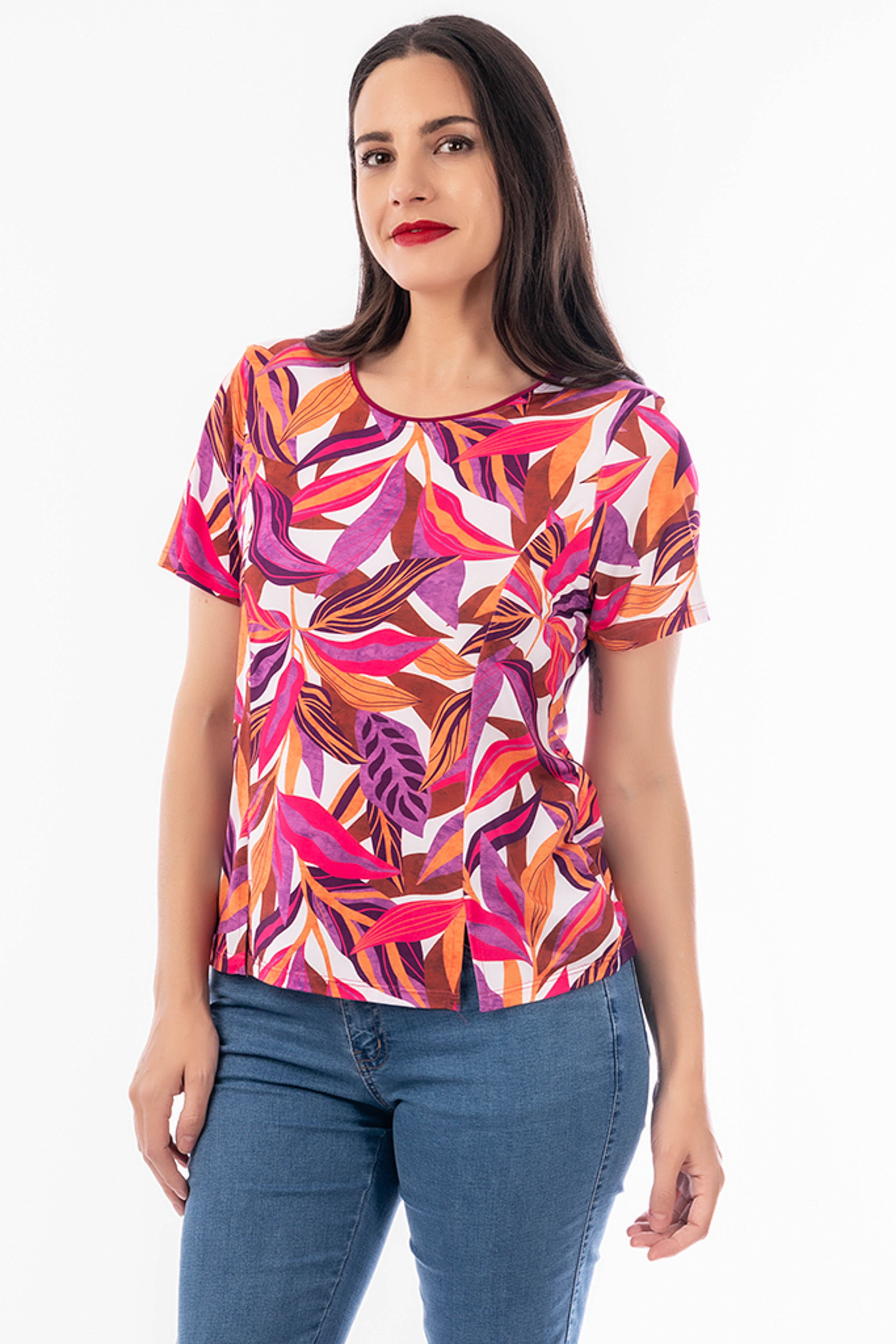 Camiseta de manga corta con costadillos - Genuine