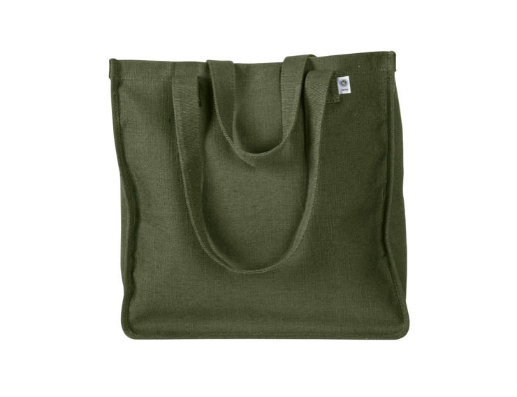 Thumbnail:  6.8 oz. Hemp Fabric Market Tote  - Green or Gray
