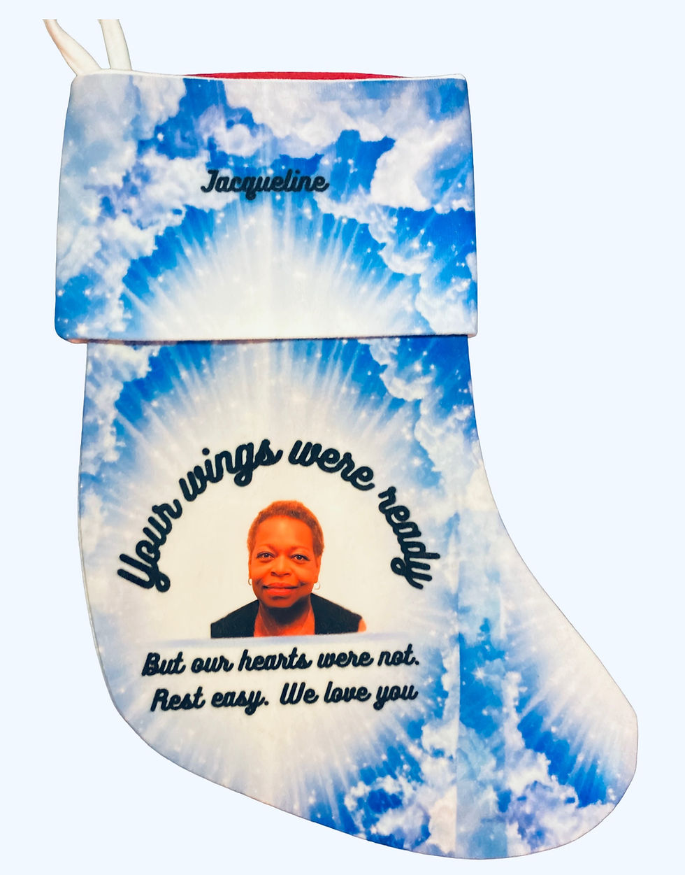 Thumbnail: Photo Memorial Christmas Stocking