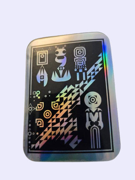 Thumbnail: Holographic Sticker of Assorted Folks 'Avianos' Geoglyph