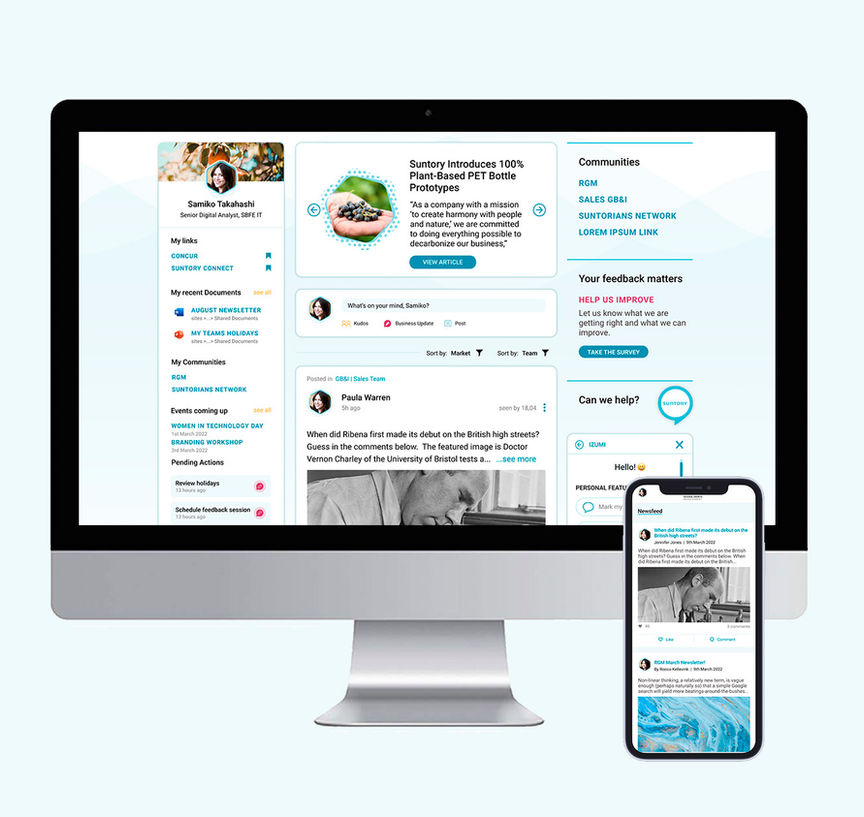 Suntory's SBFE Intranet