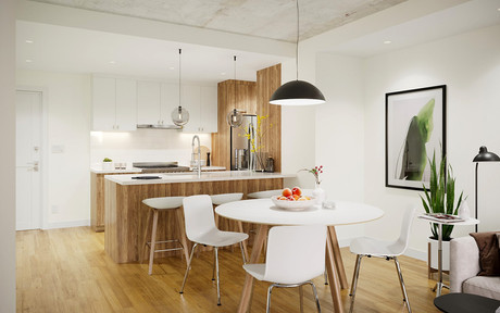 Cuisine et salle à manger du Quartier Orée