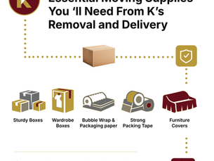 Essential Moving Supplies You ‘ll Need From K’s Removal