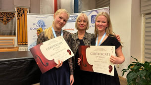 Elleri kooli tšelloõpilased võidutsesid rahvusvahelisel konkursil Prahas