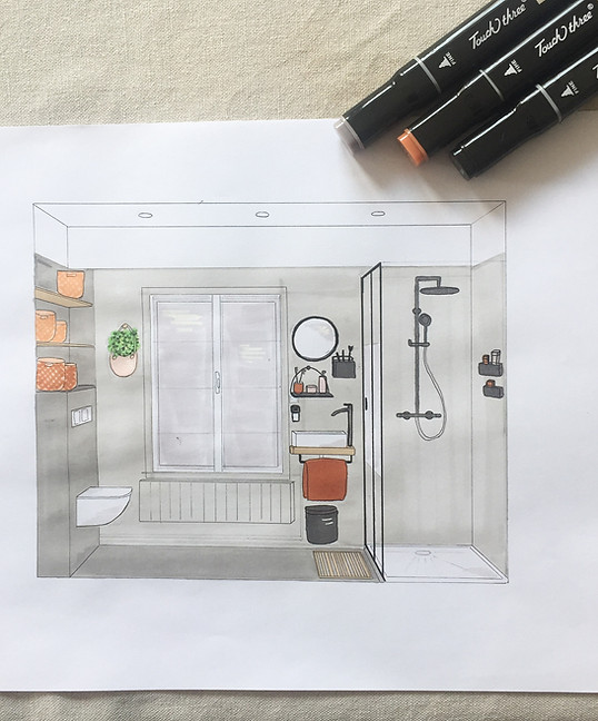 Decoration interieur_Salle de bain mini_