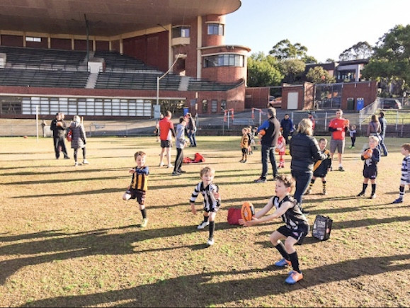 Auskick Sessions at Hawthorn Oval. (Source: www.hawthornauskick.com.au
