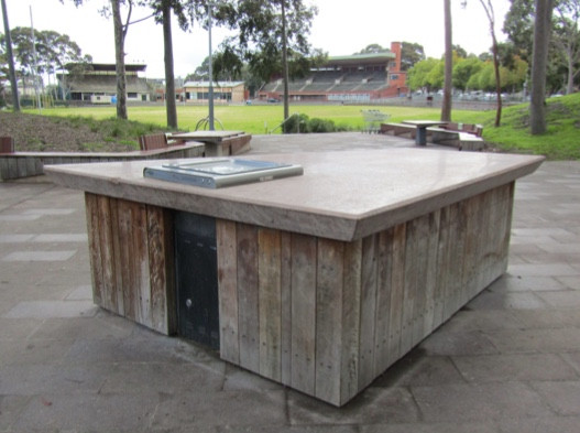 A popular hanging spot: The Barbecues on Glenferrie Oval
