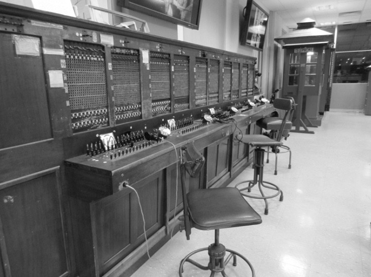 One of the first manual switchboards in Australia.