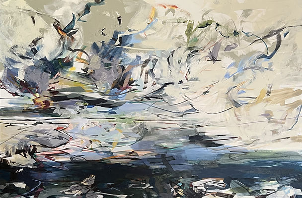 Jeffrey T. Fitzgerald, Artist-Painter - recent painting:Heroes Sky