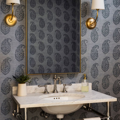 Brenshaw Custom Home Renovation - Powder Room