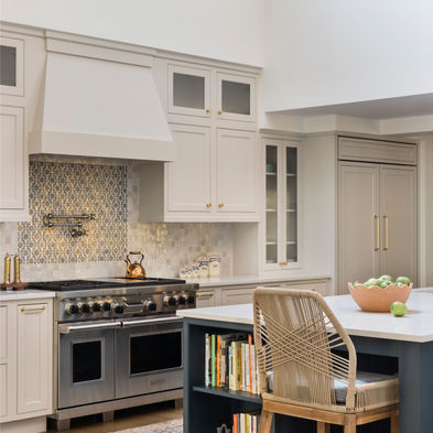 New kitchen island as part of complete kitchen renovation - Brenshaw Custom Home Renovation