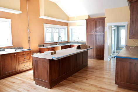 Contemporary Transitional Kitchen Remodel in Ogunquit, ME by Coastal General Construction project photo 4