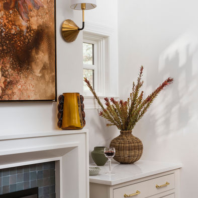 New gas fireplace -Brenshaw Custom Home Renovation