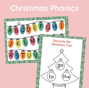Christmas Phonics Games - Rockin' Around the Christmas Tree