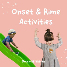 Phonological Awareness - Onset and Rime
