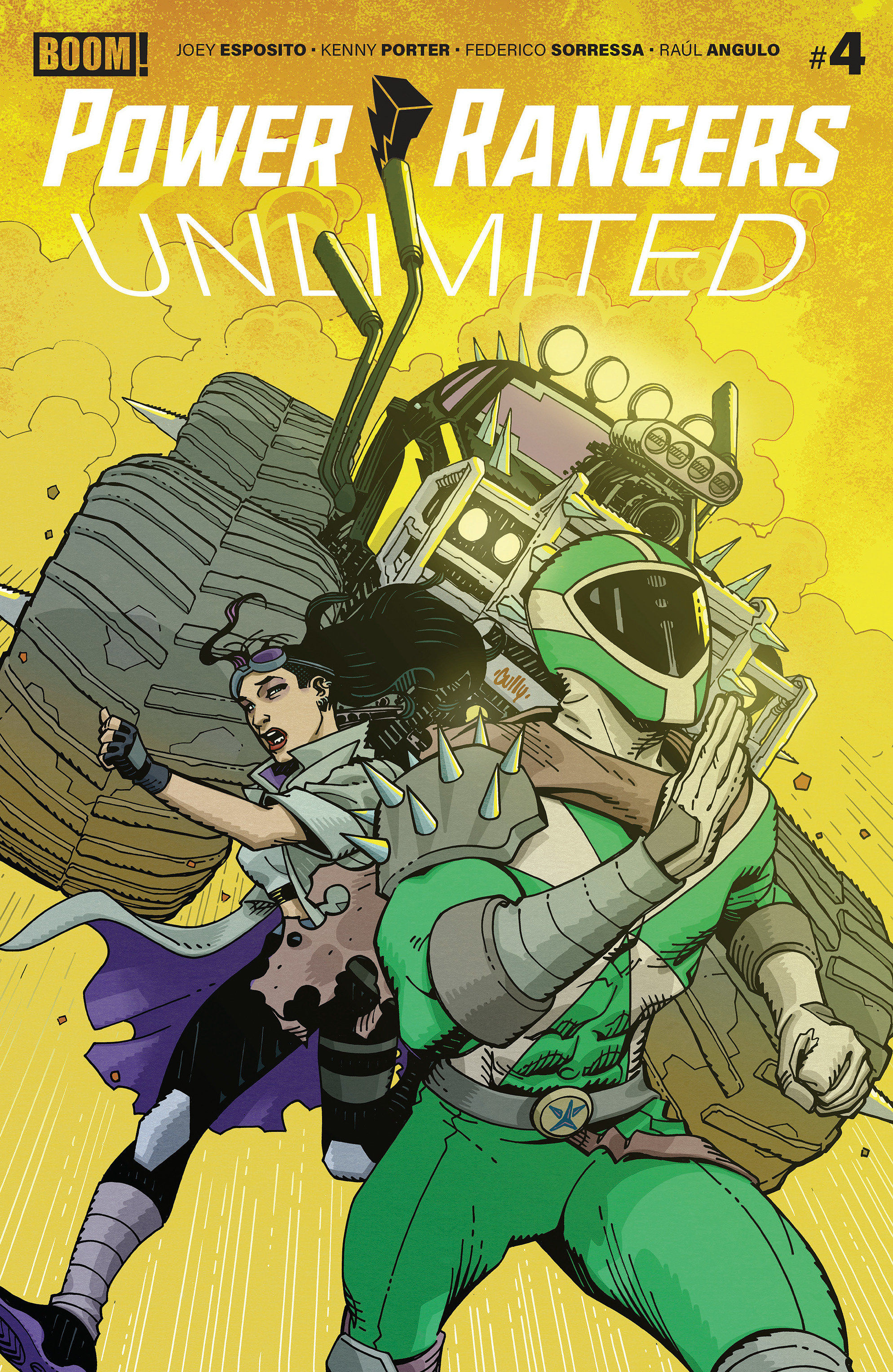 Power Rangers Unlimited #4 B Variant (Dressed, Hamner) - PREORDER