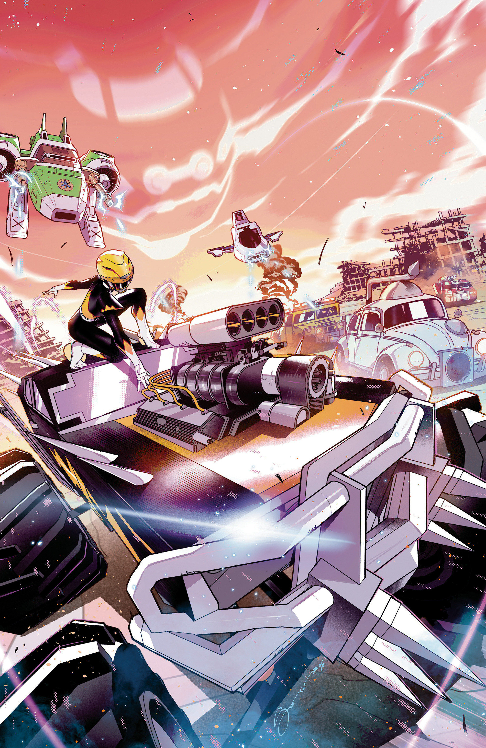 Power Rangers Unlimited #4 D Foil Variant (Full Art, Foil, Sorressa) - PREORDER