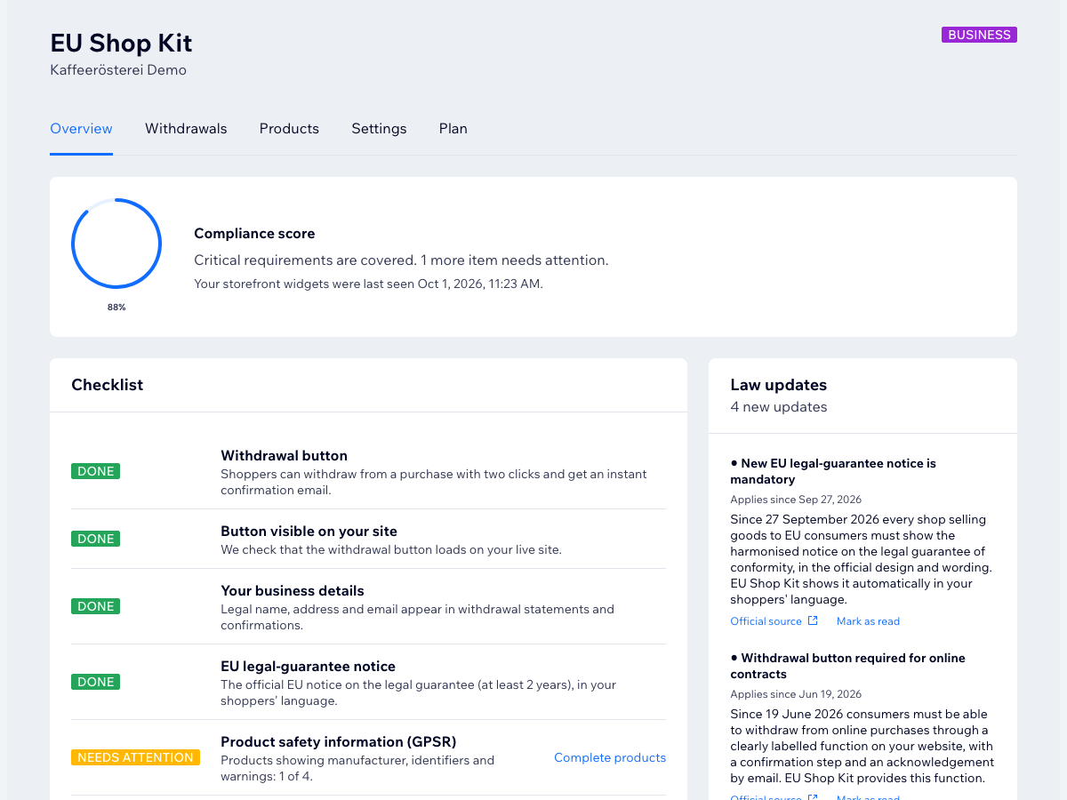EU Shop Kit screenshot 3
