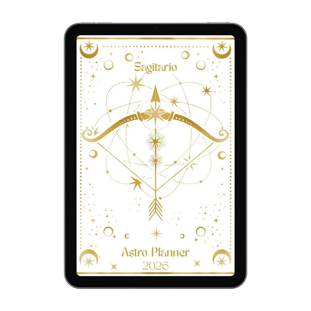 Planner Digital 2026 Signo Sagitário