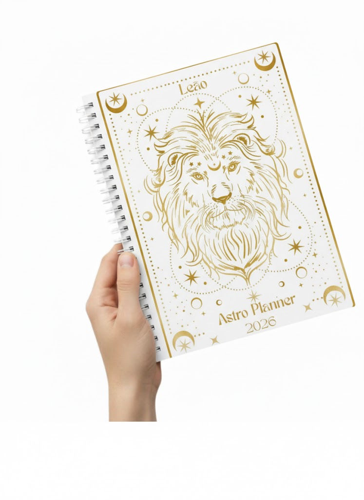 Planner 2026 Leão A4 ou A5