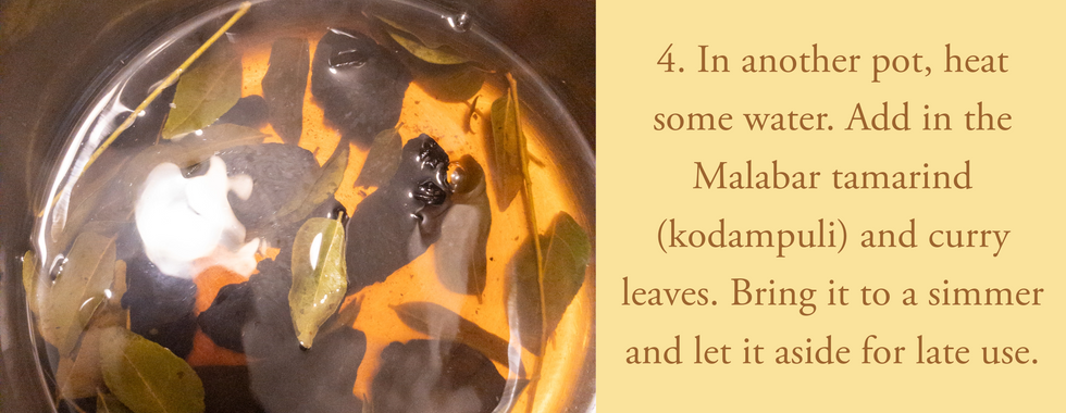 Pot with tamarind water